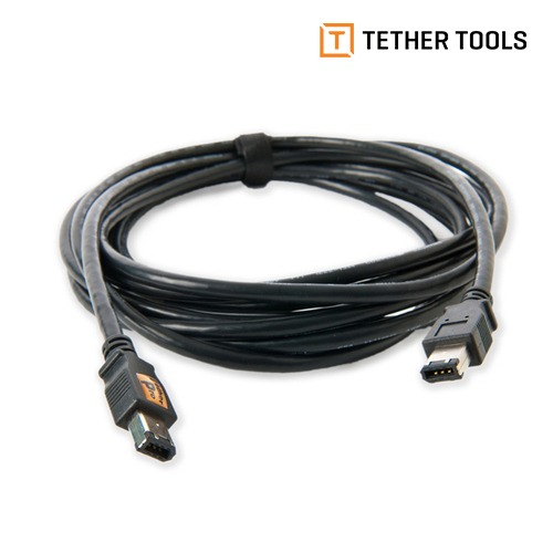 [TetherTools] 테더툴스 TetherPro FireWire 400 /6 Pin to 6 Pin/ TetherTools/ 카메라케이블/ 컴퓨터케이블