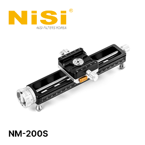 [NiSi Filters] 니시 360도 회전 클램프 매크로 포커싱 레일 NM-200S Macro Focusing Rail NM-200S with 360 Degree Rotating Clamp
