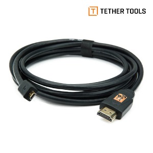 [TetherTools] 테더툴스 TetherPro HDMI D to HDMI A 15ft(4.6m)/ TetherTools