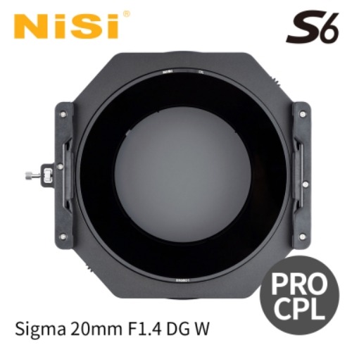 [NiSi Filters] 니시 S6 150mm 필터 홀더 PRO CPL (Sigma 20mm F1.4 DG)