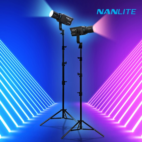 [NANLITE] 난라이트 포르자60C Forza60C 풀컬러 LED 스팟 조명 투스탠드 세트