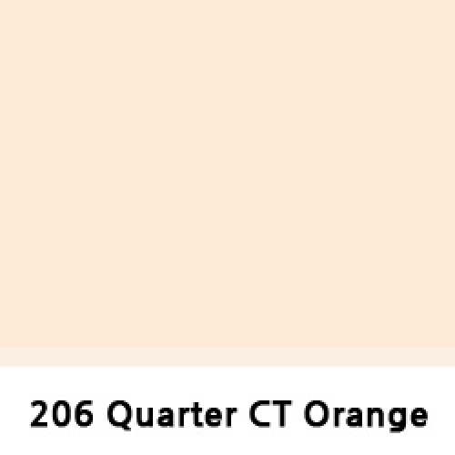 [LEE Filters] 리필터 QUARTER CT ORANGE (CTO) 4600K