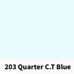 [LEE Filters] 리필터 LR 203 QUARTER CT BLUE 1롤 (1.52m x 7.62m)