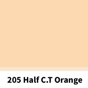 리필터 LR 205 HALF CT ORANGE (CTO) 3800K 1롤(1,52m x 7.62m)
