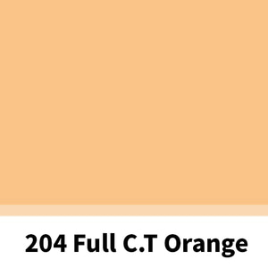 [LEE Filters] 리필터 LR 204 FULL CT ORANGE (CTO) 3200K 1롤 (1.52m x 7.62m)