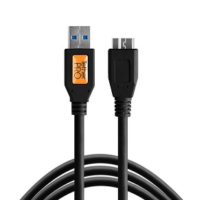 테더툴스 / TetherPro USB 3.0 SuperSpeed Micro-B Cable [블랙]