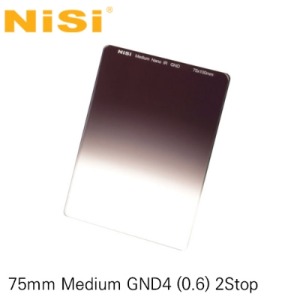 [NiSi Filters] 니시 Medium GND4 (0.6)-2 Stop 75x100mm