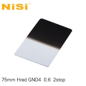 [NiSi Filters] 니시 Hard GND4 (0.6) - 2 Stop 75x100mm