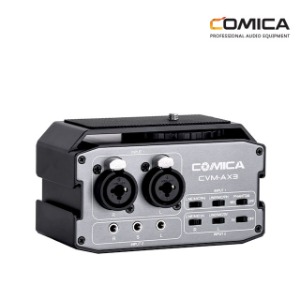 [COMICA] 코미카 CVM-AX3 2채널 오디오 믹서 / XLR, 6.35mm, 3.5mm 지원