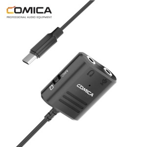 [COMICA] 코미카 스마트폰 C타입 마이크 3.5mm 변환어댑터 CVM-SPX-UC(M)