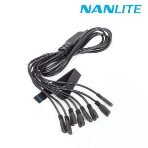[NANLITE] 난라이트 1/8 DC Power Cable 파보튜브 8 in 1 케이블 / PavoTube 호환 가능