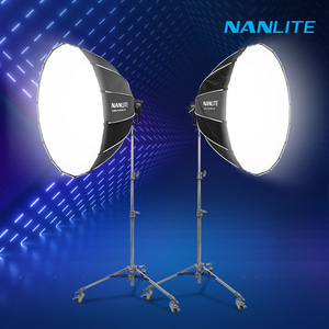 [NANLITE] 난라이트 포르자500II 소프트박스120 투스탠드 세트 LED 방송 영상 촬영조명 Forza500II