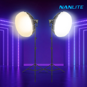 [NANLITE] 난라이트 포르자300BII 랜턴 소프트박스120 투스탠드 세트 스튜디오 LED 조명 / Forza300BII