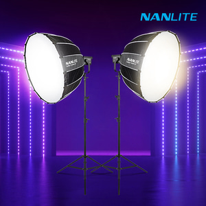 [NANLITE] 난라이트 포르자300BII 소프트박스90 투스탠드 세트 스튜디오 LED 조명 / Forza300BII