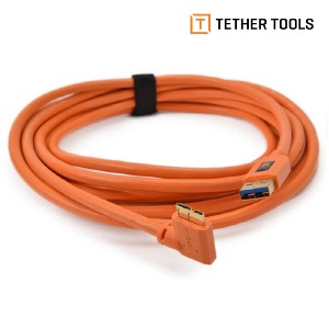 [TetherTools] 테더툴스 TetherPro USB 3.0 SuperSpeed Micro-B Right Angle Cable