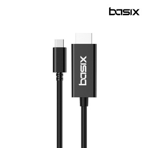 [BASIX] 베이식스 C타입 HDMI MHL 케이블 스마트폰 미러링 TV연결