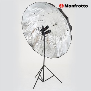 [MANFROTTO] 맨프로토 Mega Umbrella 157cm Silver Parabolic (LL LU7908F)